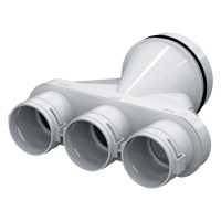 Radial ductwork - Air distribution - Series Vents Plastic distribution boxes 63 mm